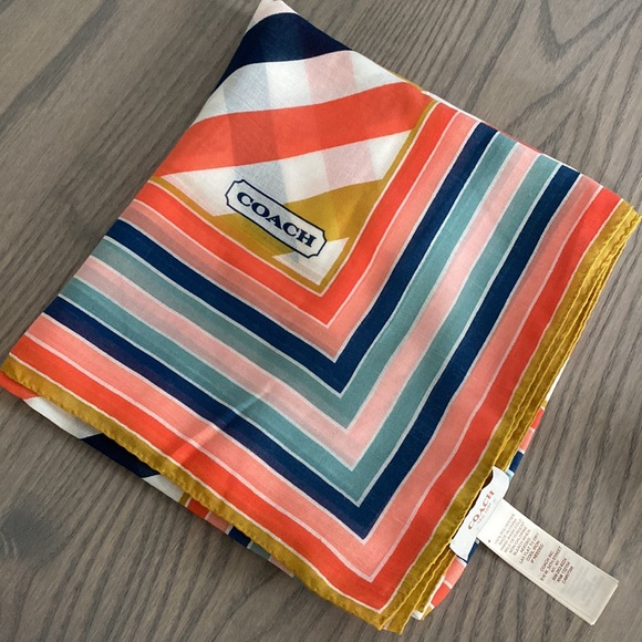 Colorful Coach Scarf! - Picture 3 of 3